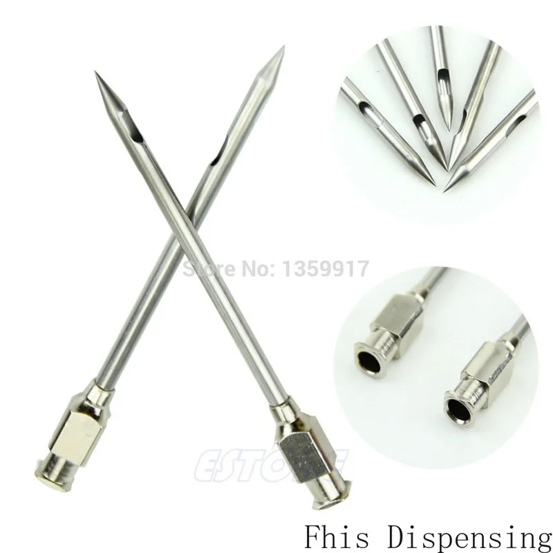 Wholesale Pack of 50 Stainless Steel Barbecue Meat Marinade Injector Needle Syringe Replacement Needles 1oz 2oz