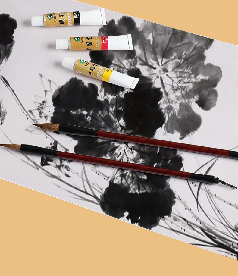 Marie's chinesische Malerei, Pigment-Farbtuben, Aquarell-Sets, 5/12 ml, 12 Farben für Studenten, Anfänger und Malerei – Detail 13