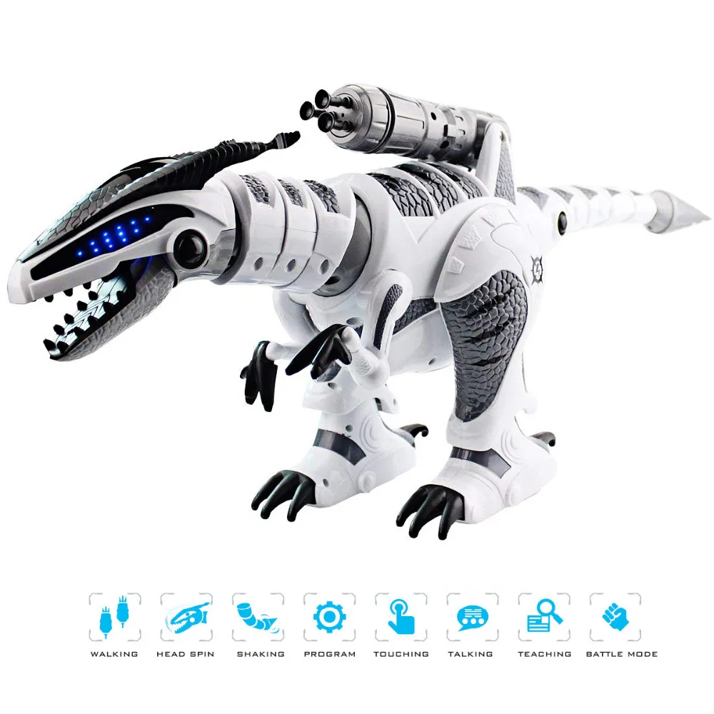 

Smart RC Mechanical Dinosaur Child Mode Linteractive Dinosaurs Robots Toys Programmable Dancing And Singing English Version