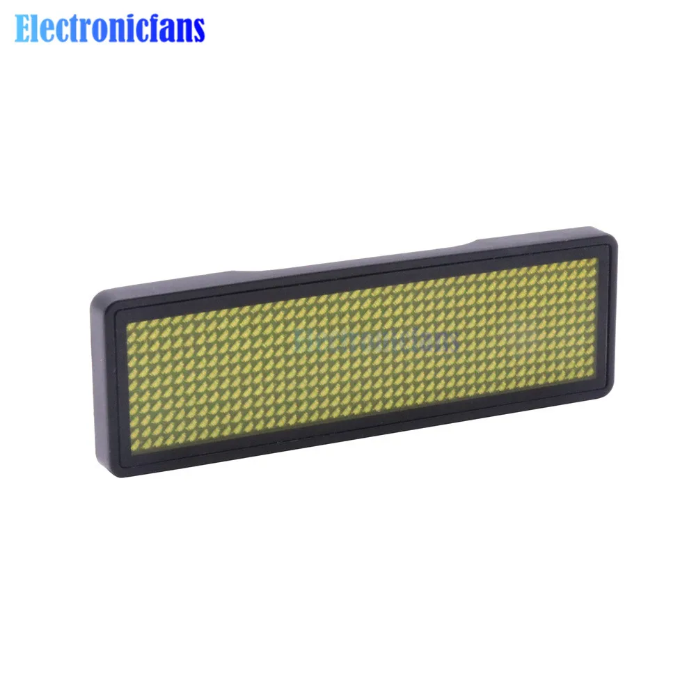 Mini-LED-Digital-Display-Namensschild, 4-stufig einstellbares, programmierbares, scrollendes Tag-Schild-Modul mit Bluetooth-Konnektivität – Detail 11