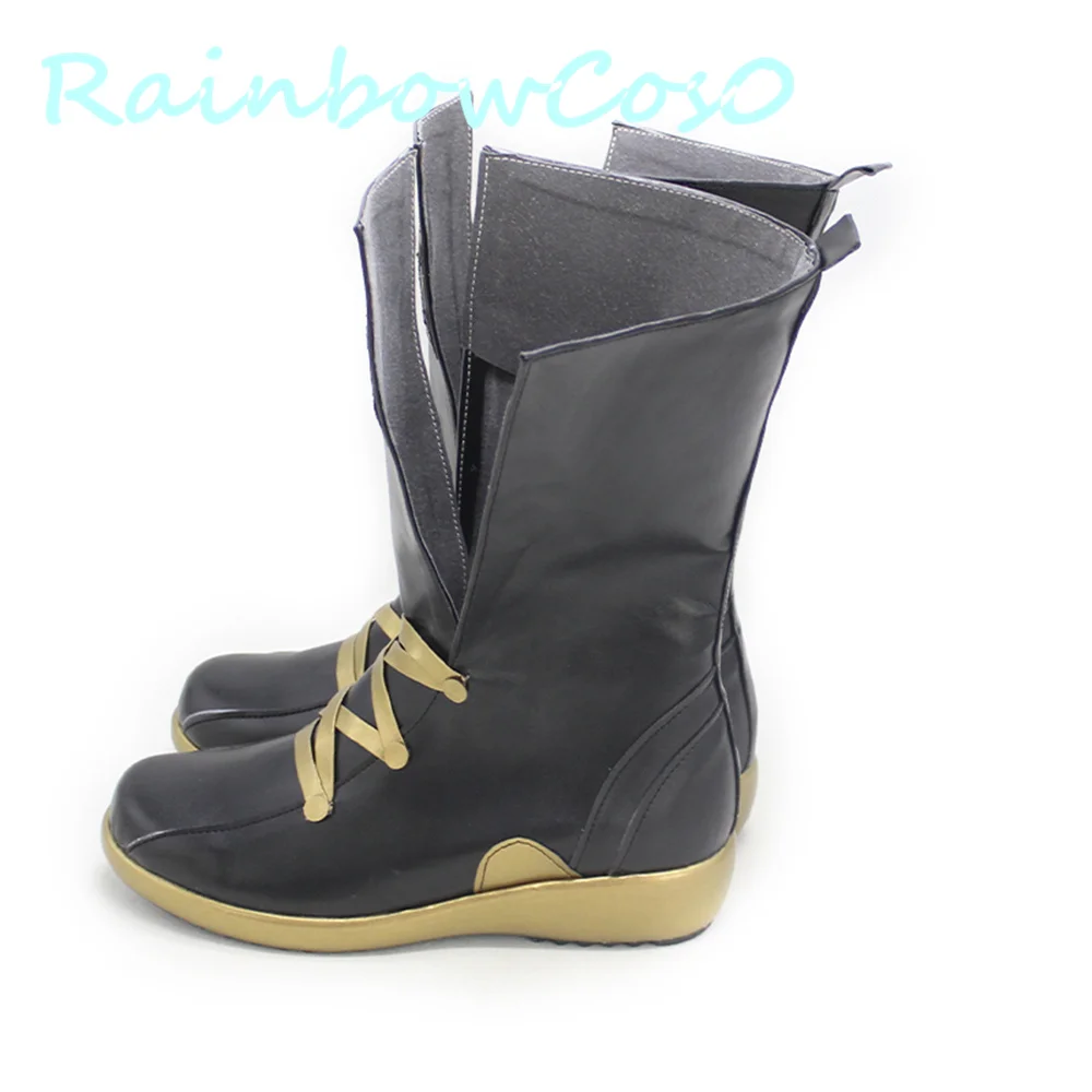 Final Fantasy Giny Tia Scarpe Cosplay Stivali Gioco Anime Halloween Natale RainbowCos0 W1801