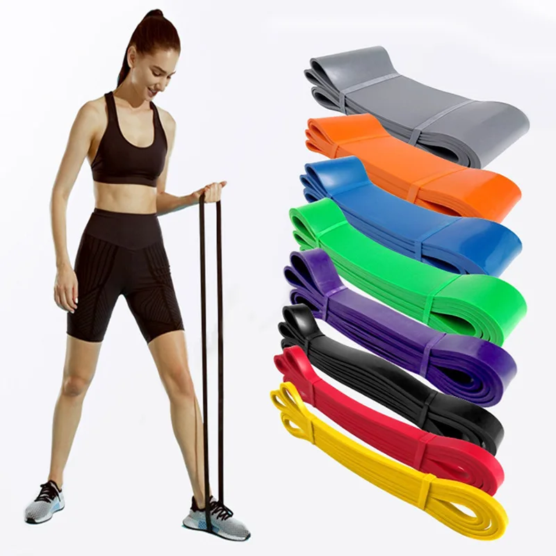 

208cm Stretch Resistance Band Exercise Expander Pull Up Assist Elastic Bands for Fitness Training Unisex Pilates Home Workout