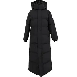 Parka Jas Extra Maxi Lange Winter Jas Vrouwen Hooded Big Size Vrouwelijke Dame Windjack Overjas Uitloper Kleding Gewatteerde