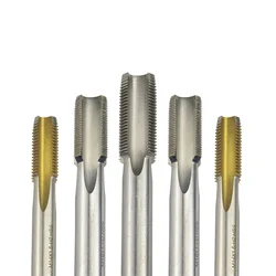 1PCS/5PCS/10pcs/Set HSS Machine Fine Thread Tap M10 M12 M14 M16 M18 M20 Machine Straight Fluted Screw Tap Drill Set Hand Tools