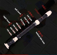 Alto Recorder of Germanic and Baroque, 8 Hole Clarinet, F Key Vertical Flute, Musical Instruments 2