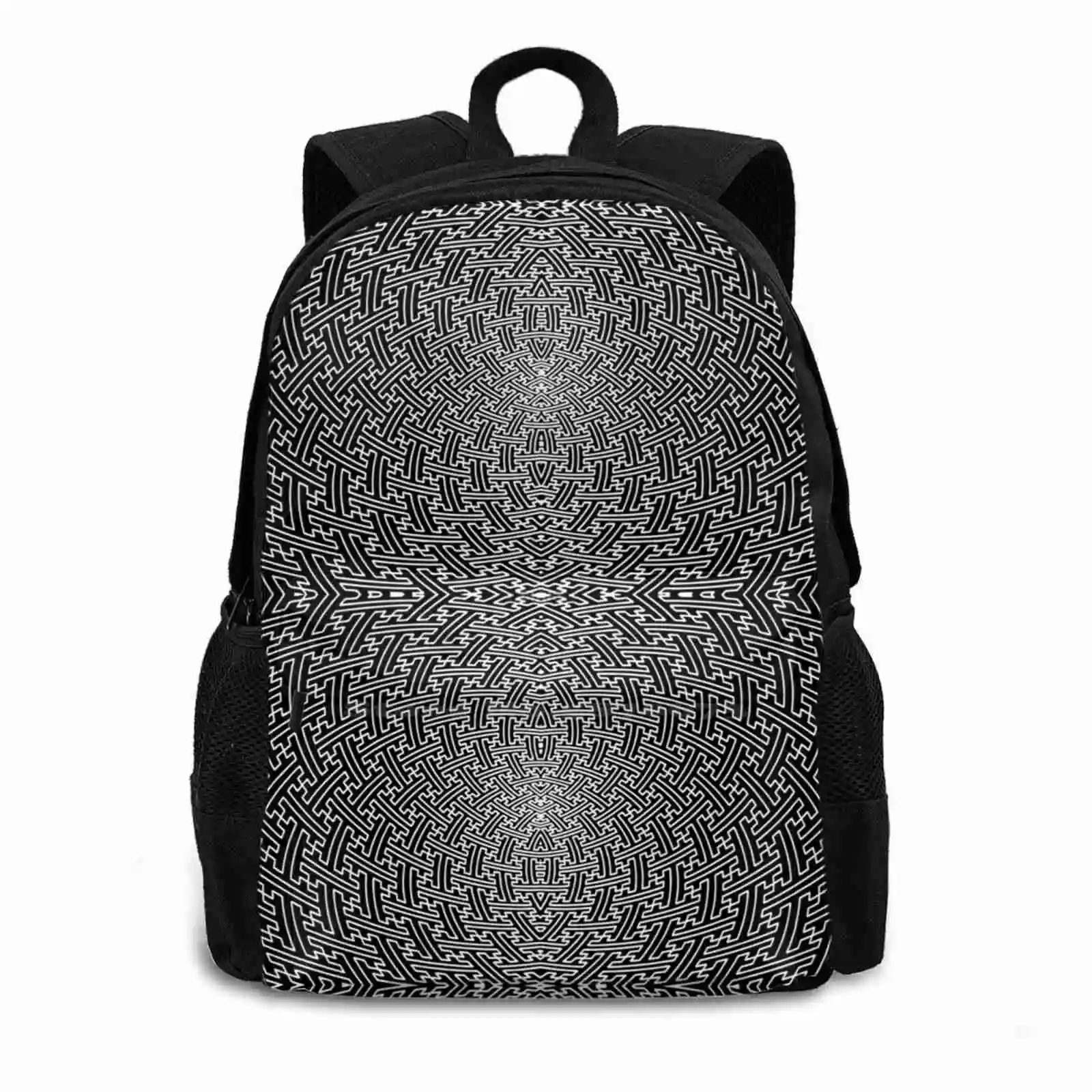 Sayagata Galaktika Hot Sale Schoolbag Backpack Fashion Bags Traditional Geometric Pattern Tattoo Sayagata Manji