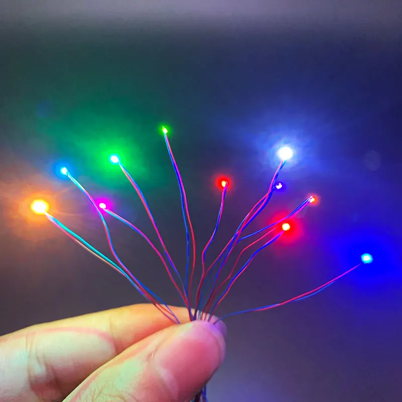 LED Lights With Wire Model Making DIY Garden Courtyard Scene Making Flashing Light Hobby Tools Diorama Model Kit Modeling