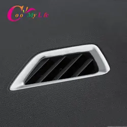 Color My Life 2Pcs/Set Car Air Condition Outlet Vent Cover Trim Sticker for Peugeot 3008GT 5008 2017 2018 2019 2020 Accessories