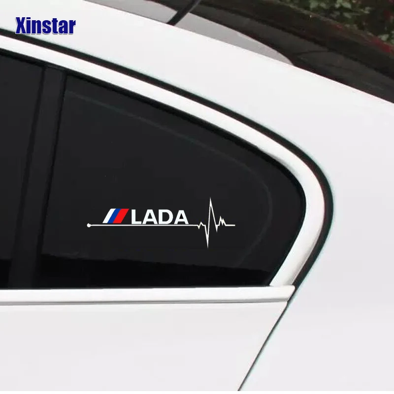 2pcs Car Windows Sticker For Lada Vesta Xray Largus Granta NIVA