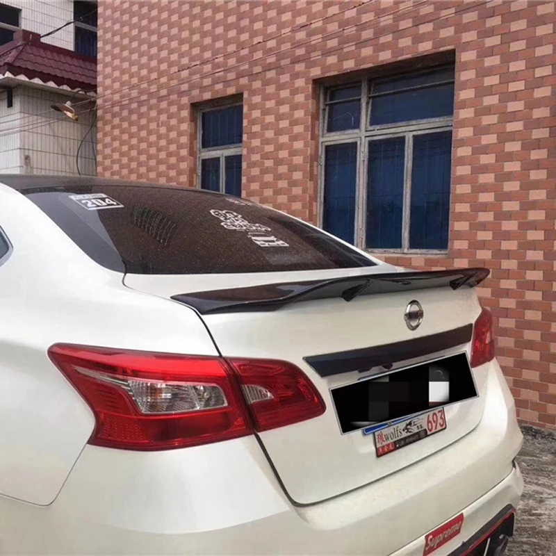 

Car-styling R Style Luster Carbon Fiber/FRP Rear Trunk Spoiler Wing Fit for Nissan Sylphy Sentra 2012 - 2018