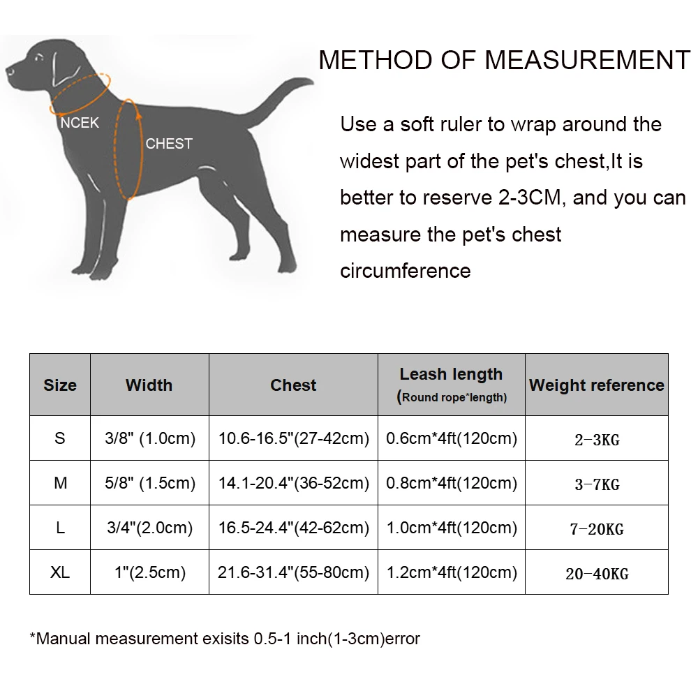 Soft Adjustable Dog Harness and Leash Set, Rock Climbing Buckle Vest, Small Medium and Large Pet Leashes, Outdoor Walking