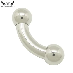 3mm to 12mm thickness 316L stainless steel body piercing barbell genital piercing body jewelry Curved barbell piercing barbell