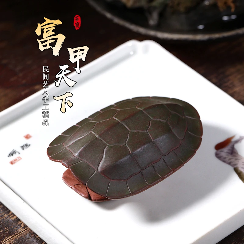 

★all undressed ore purple sand tea tea pet tortoise shell accessories home furnishing articles can be a sketch of guilin