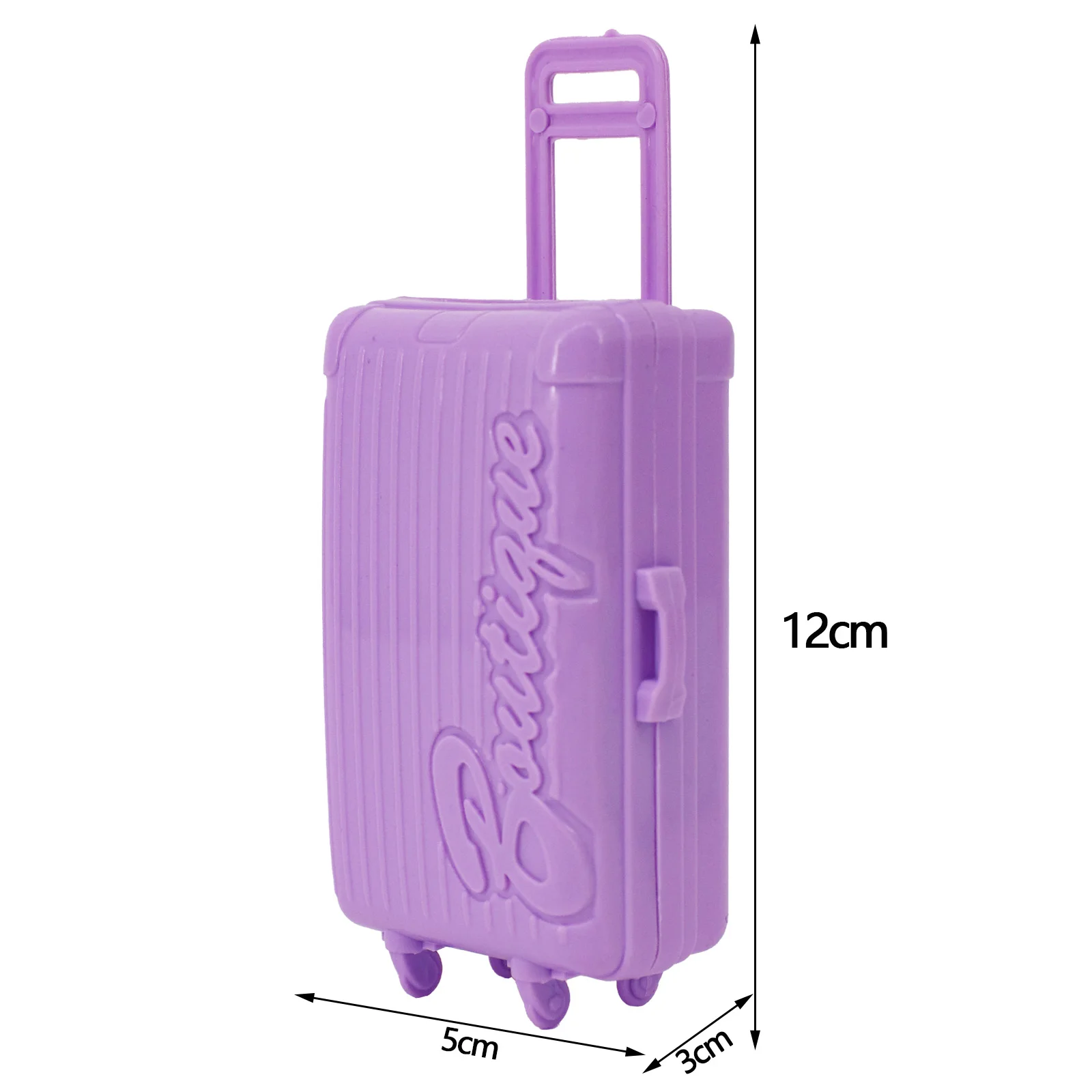 Fashion Travel Suitcase Trunk Case Luggage For Barbies 1/6 BJD Doll School Accessories Large Capacity Adjustable Mini Girls Gift