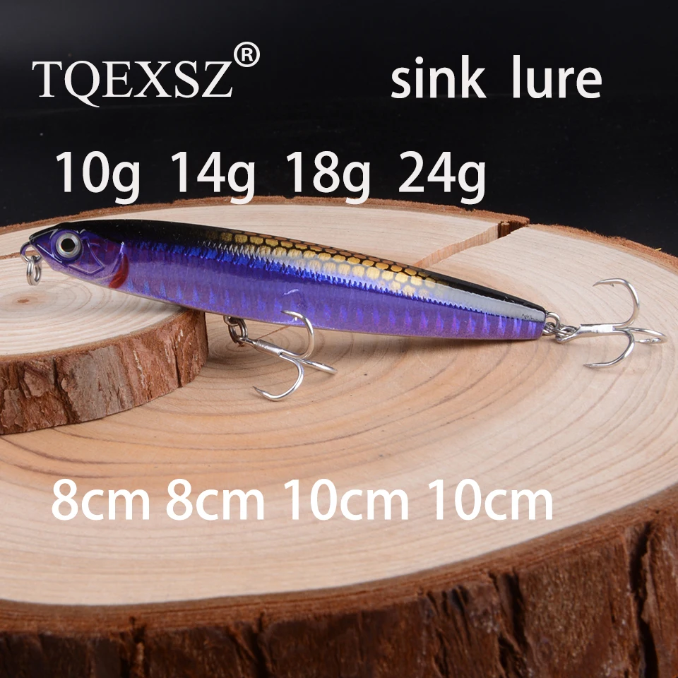 Pencil Sinking Fishing Lure Weights 10-24g Bass Fishing Tackle Lures Fishing Accessories Saltwater Lures Fish Bait Trolling Lure