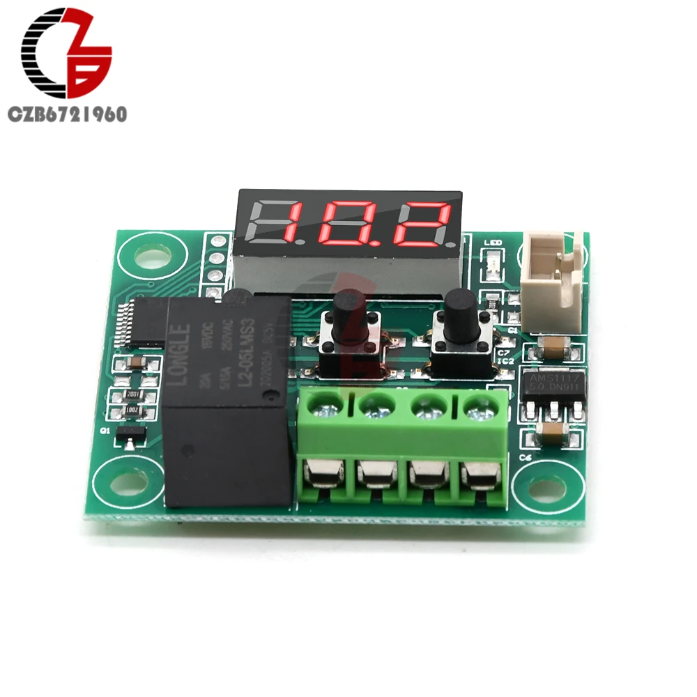 DC 5V W1209 Red LED Digital Thermostat Temperature Controller Regulator Thermometer Fermenter Greenhouse Thermoregulator