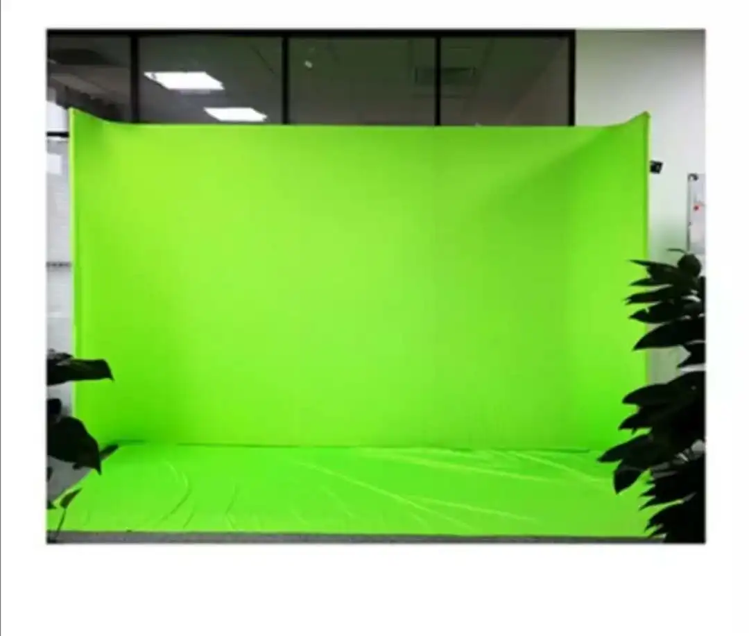 Simar Virtual Key Studio Green Screen Background System for Photography Video, Professional Chroma Key Backdrop with Stand