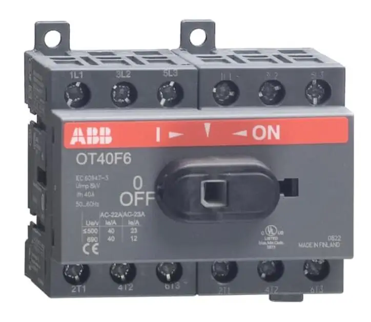 serie interruptor seccionador 1sca104936r1001 ot40f6 10092072 ot16160a 01