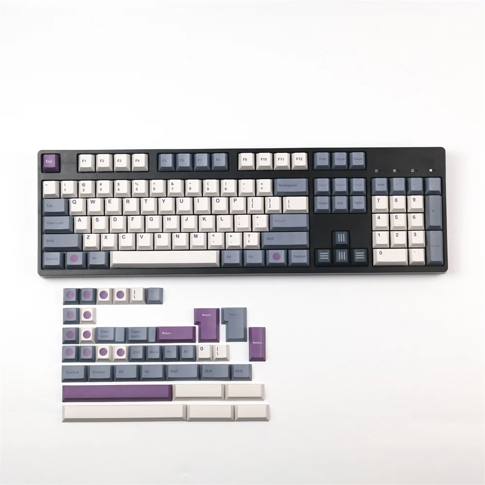 GMK-DMG PBT Keycap Aucun profil 141 prédire DYE Subbed Full Keycap ASSettlement ISO Enter 1.25U 1.75U 2U Shift Pour clavier mécanique