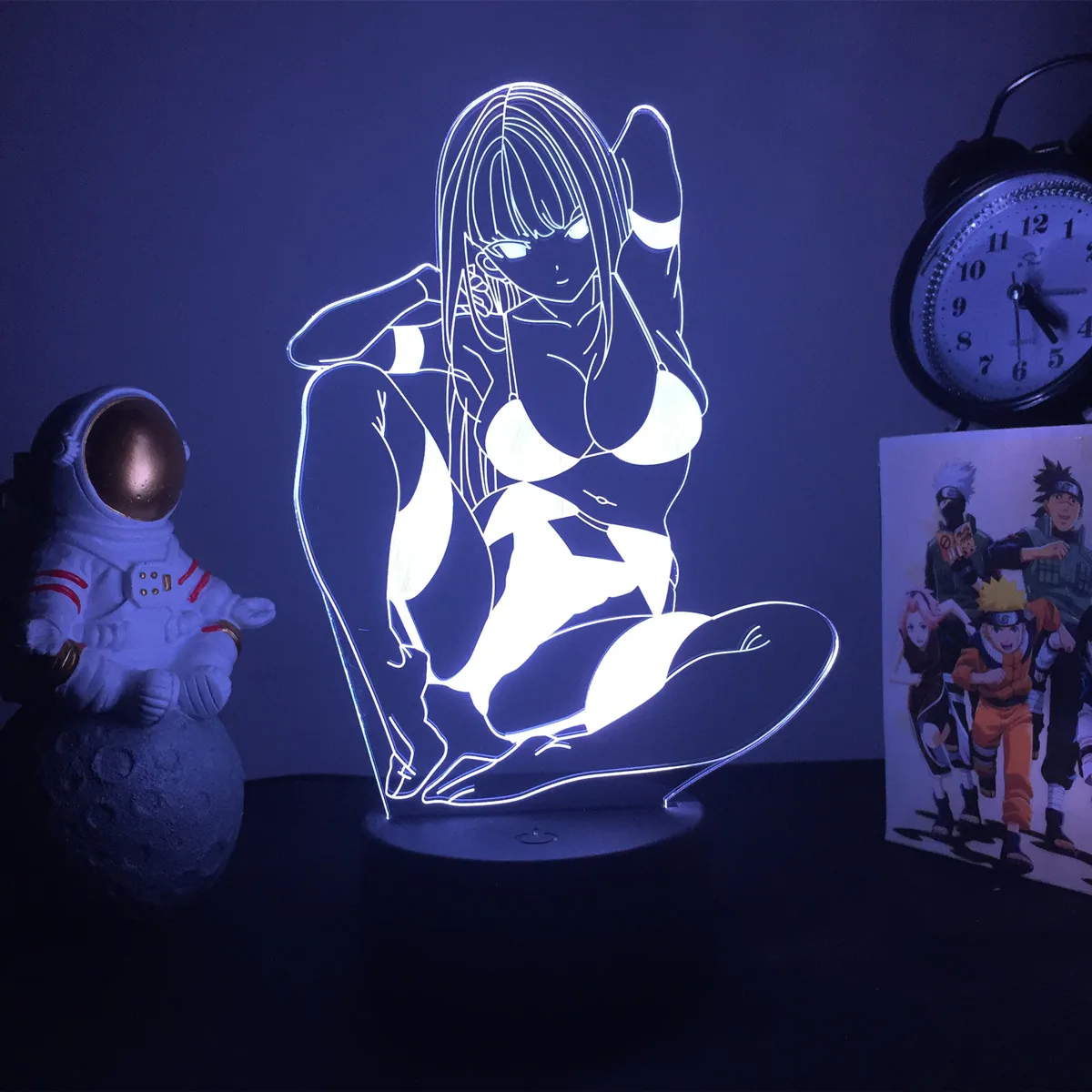 3D Night Light Swimsuit Zero Two Figure Illusion Bedside Bedroom Lamp16 Colors Led Table Lamp Darling In The Franxx Anime lamp