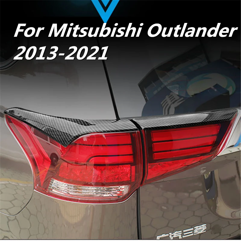 

Car Tail Light Eyebrow For Mitsubishi Outlander 2013-2021 Rear Door Light Decoration Strip Car Exterior Modification Auto Parts