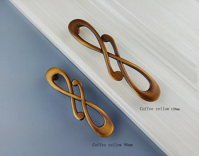 Modern Art Gold Chrome Furniture Handle Kitchen Cabinets Drawer Wardrobe Cupboard Pull Door Knob Dressing Table Shoebox Handles