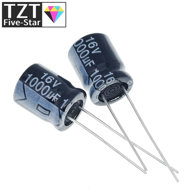TZT 10/30 Stück Hochwertige 16V1000UF 10*13mm 1000UF 16V 10*13 Kondensatoren – Detail 5