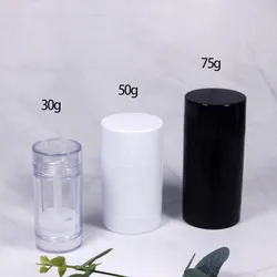 Deodorant Container Lotion foundation Bar Empty Cosmetic Glue Stick clear 30ml 50ml 75ml