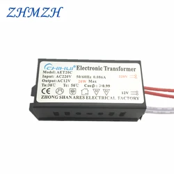 20W LED Electronic Transformer LED driver Power Supply AC220V To AC12V For 12V G4 LED Lamp Bulbs Or Halogen Lamp Beads