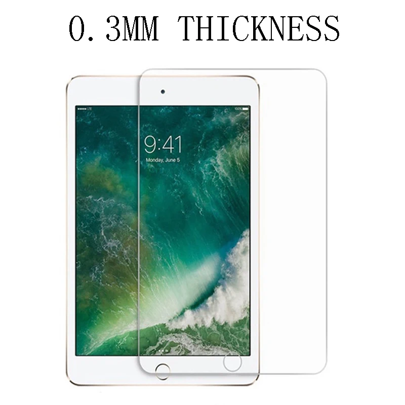 Tempered Film For iPad 2 3 4 9.7'' A1395 A1396 A1397 A1416 A1430 A1403 A1458 A1459 A1460 Full Coverage Screen Protector Glass