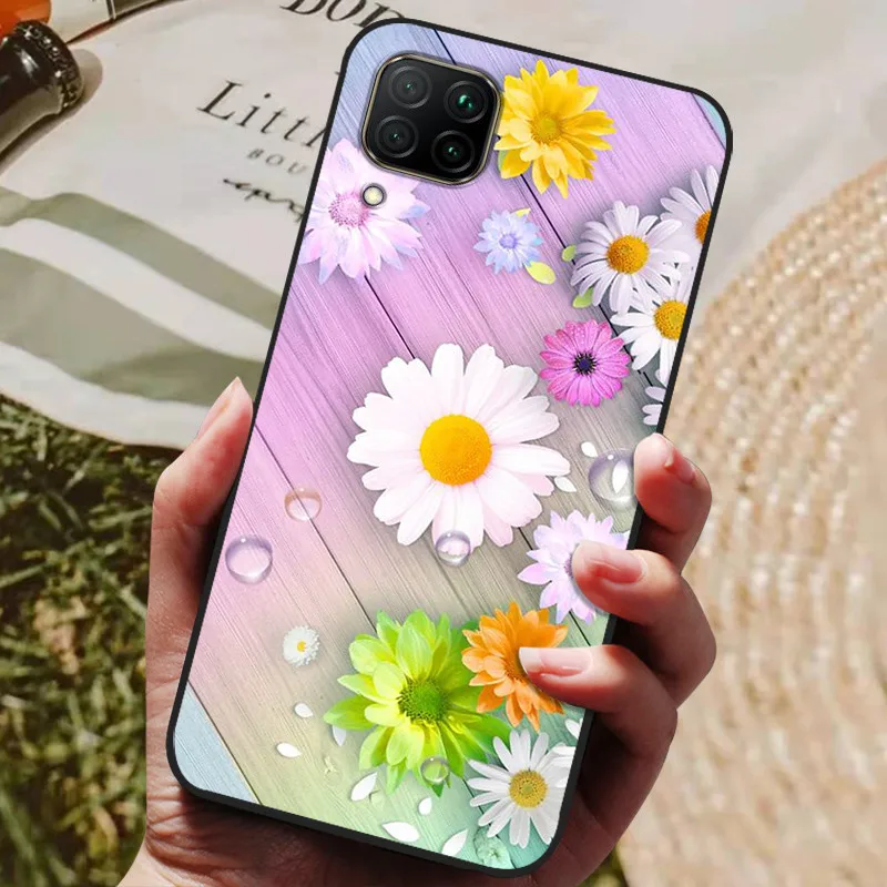 Чехол для Huawei P40 Lite, Силиконовые мягкие чехлы из ТПУ для телефонов Huawei P40 Lite, P 40 Lite, задняя крышка для Huawei P40 Lite, черный бампер