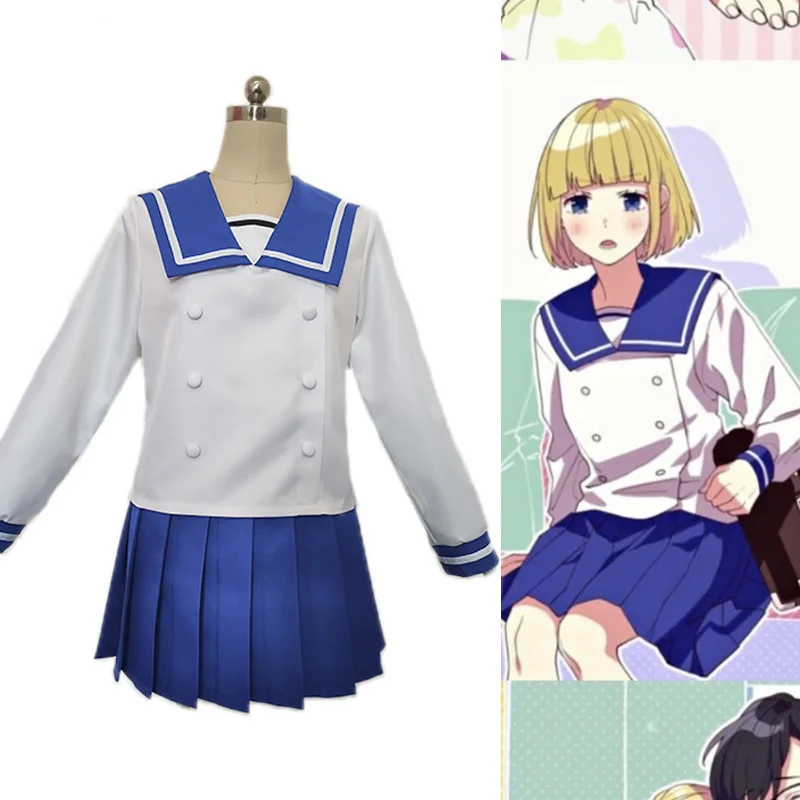 Honey Anime  Works Narumi Mona Sailor suit Cosplay Costume Custom Made