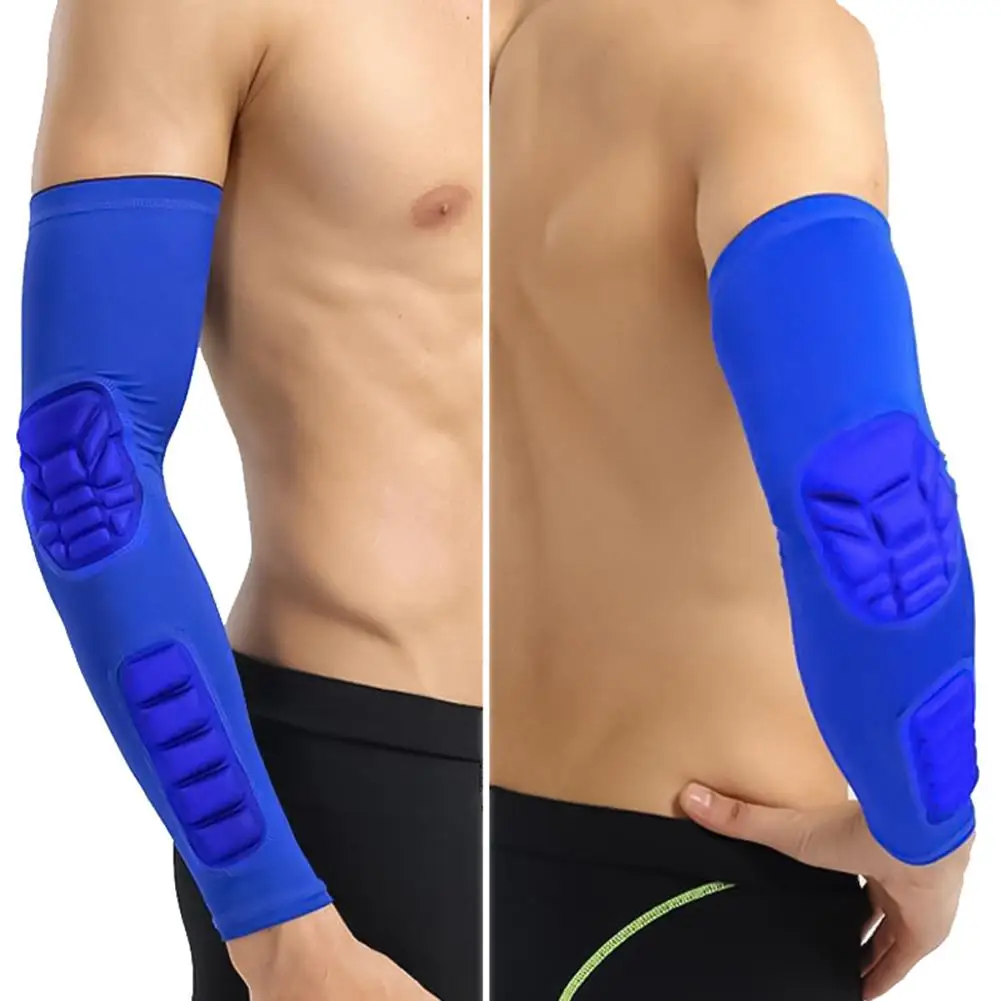 1Pc Arm Sleeve Armband Elbow Sport Basketball Football Anti-Slip Anti-Collision Brace Support Elastic Protective Pad Arm Guard