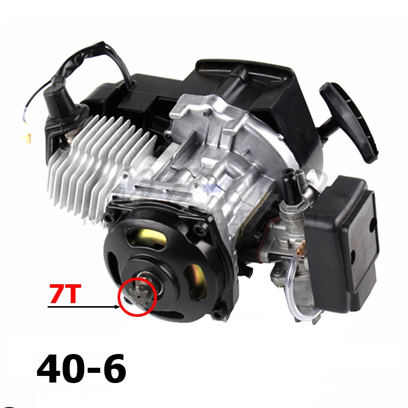 Motorcycle 47cc 49cc 2 Stroke Pull Start Engine Motor For Mini for Pocket Dirt Bike ATV Scooter