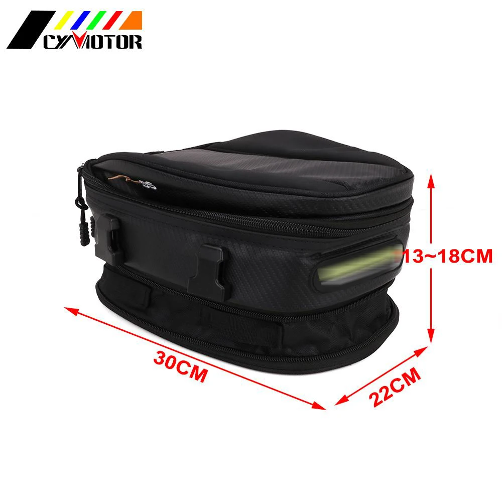 

2019 New Road Motorcycle Rear Seat Package Hangback Bag After The Bags Rain Cover Cycling For HONDA KTM YAMAHA SUZUKI KAWASAKI