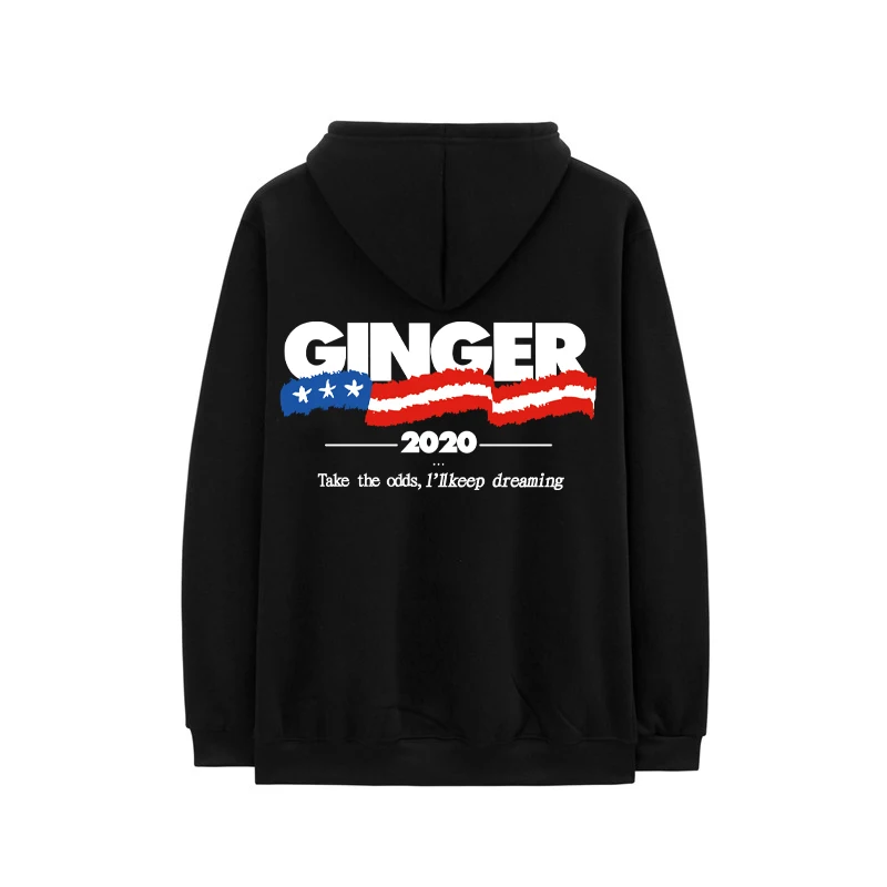 GINGER 2023 Hip Hop Men Hoodies Brockhampton Harajuku Hoody Take The Odds I'LL Keep Dreaming Letter Print Streetwear Pullover