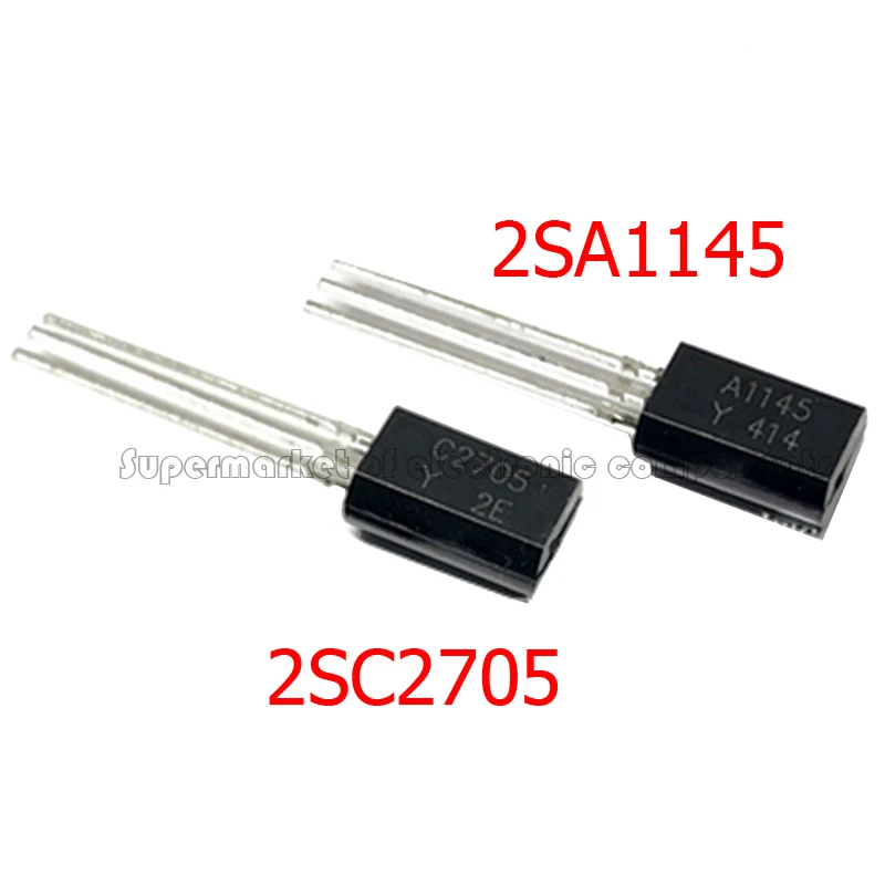 

20Pairs 20PCS A1145 2SA1145 And C2705 2SC2705 To-92 New