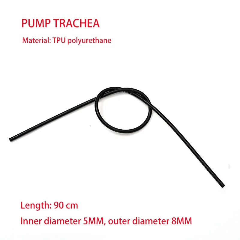 

1pcs Bicycle Pump Inflatable Tube Repair Parts Gas Line TPU Hose Extension Hose Inflator Tube Cycling Pumping Service Parts