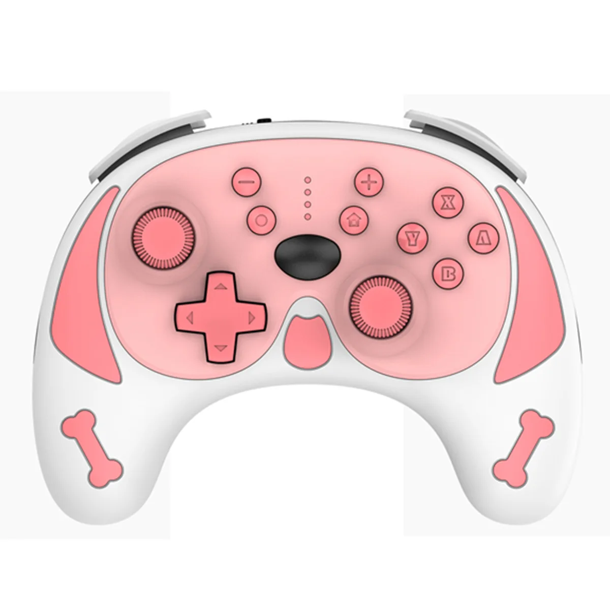 For Switch Pro Wireless Game Controller Cute Dog Shaped Bluetooth Gamepad with 6-Axis Gyro Dual Motor Vibration wake up