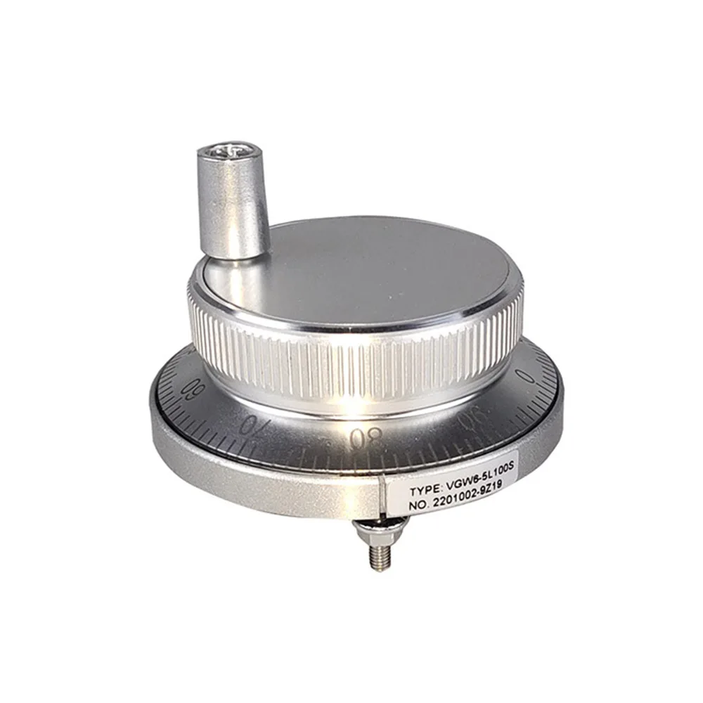 

CNC pulser handwheel VGW6-5L100S diameter 60mm 5V 100 pulses Manual Pulse Generator hand wheel