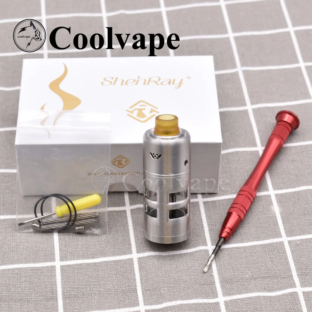 Shenray Fenris RDTA atomizer e cigarette tank 10ml 25mm Airflow Control Rebuildable Mechanical DIY Vape RTA vs Kayfun 5²