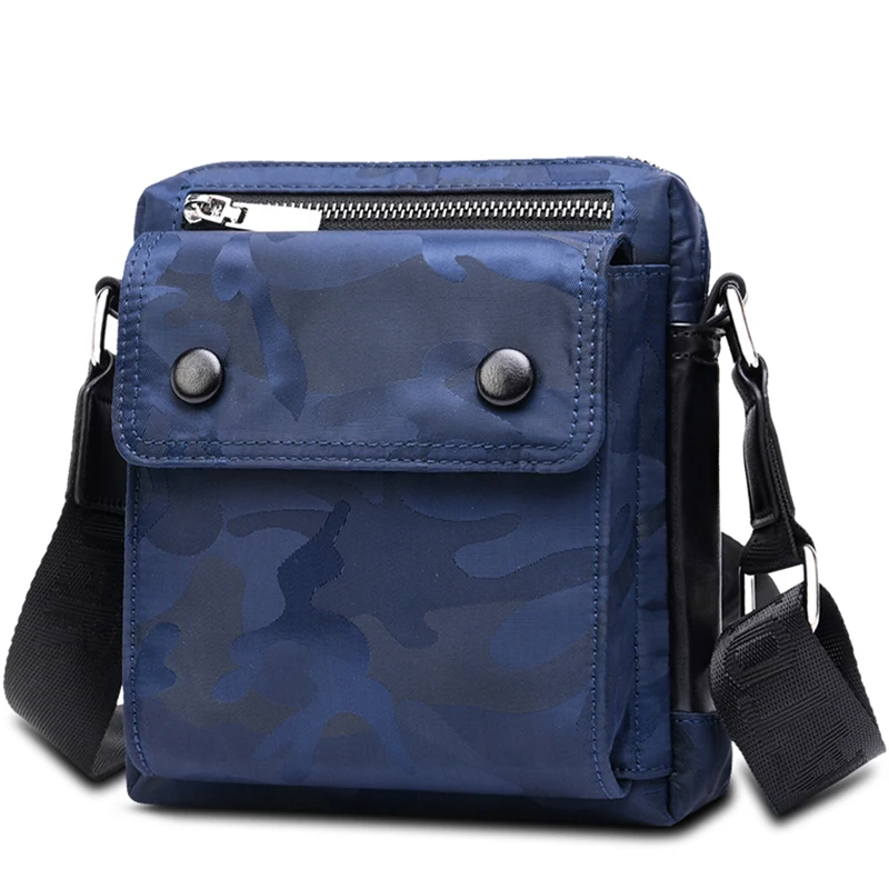 Imagem -06 - Bolsa de Ombro Masculina à Prova Impermeável Água Oxford Pano Pequeno Messanger Crossbody Bolsa Lazer Viagem Diagonal Bolsa de Desporto do Telefone Móvel