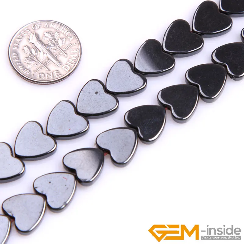 Natural Non-Magnetic Hematite Love Bead For Jewelry Making Strand 15 Inch DIY Jewelry Accessorries Loose Spacer Bead For Gifts