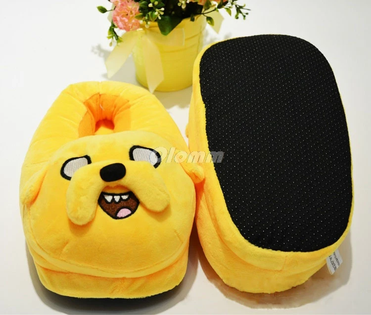 Pantofole da cartone animato Happy time donna antiscivolo Finn Jake pantofole da casa per interni personaggio Anime camera da letto regalo di natale