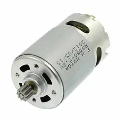 DC 7.2V 10.8V 12V 14.4V 16.8V 18V 21V 9 Teeth Gear Motor Replacement for Hitachi Rechargeable Electric Drill 550