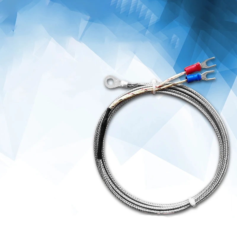 10pcs K-type patch thermocouple cold pressure nose probe\temperature sensor round hole temperature probe