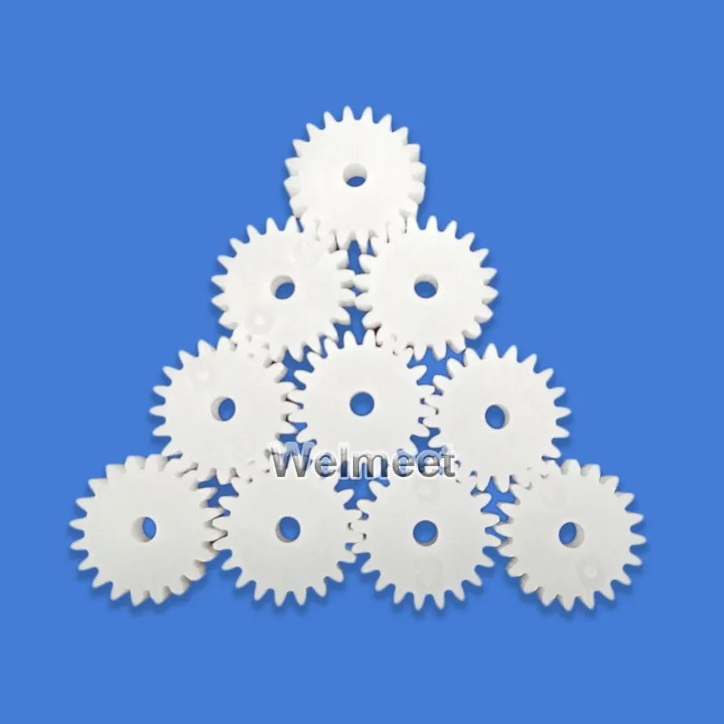 10PCS 8T 18T Teeth 0.5 Modulus 0.8/1.0/1.5/3.0mm Hole Spindle Plastic Gear Motor Shaft Reduction