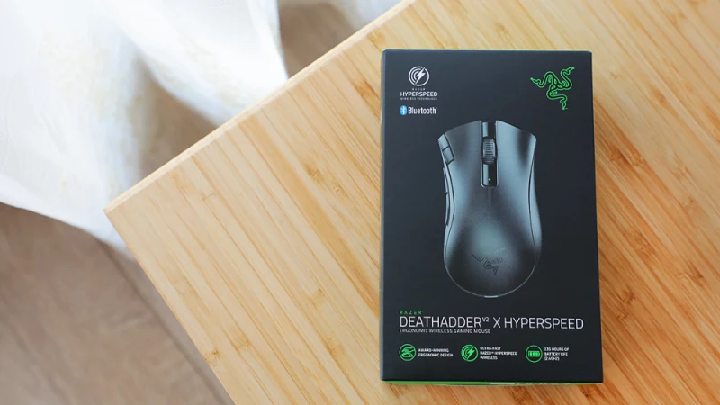 

New Razer deathadd V2 X Hyperspeed Wireless dual mode Mouse 2 Mechanical Switches 5G Optical Sensor 14000dpi game mouse