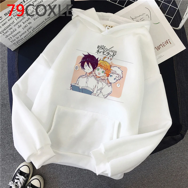 the Promised Neverland hoodies male graphic anime streetwear harajuku men clothing grunge