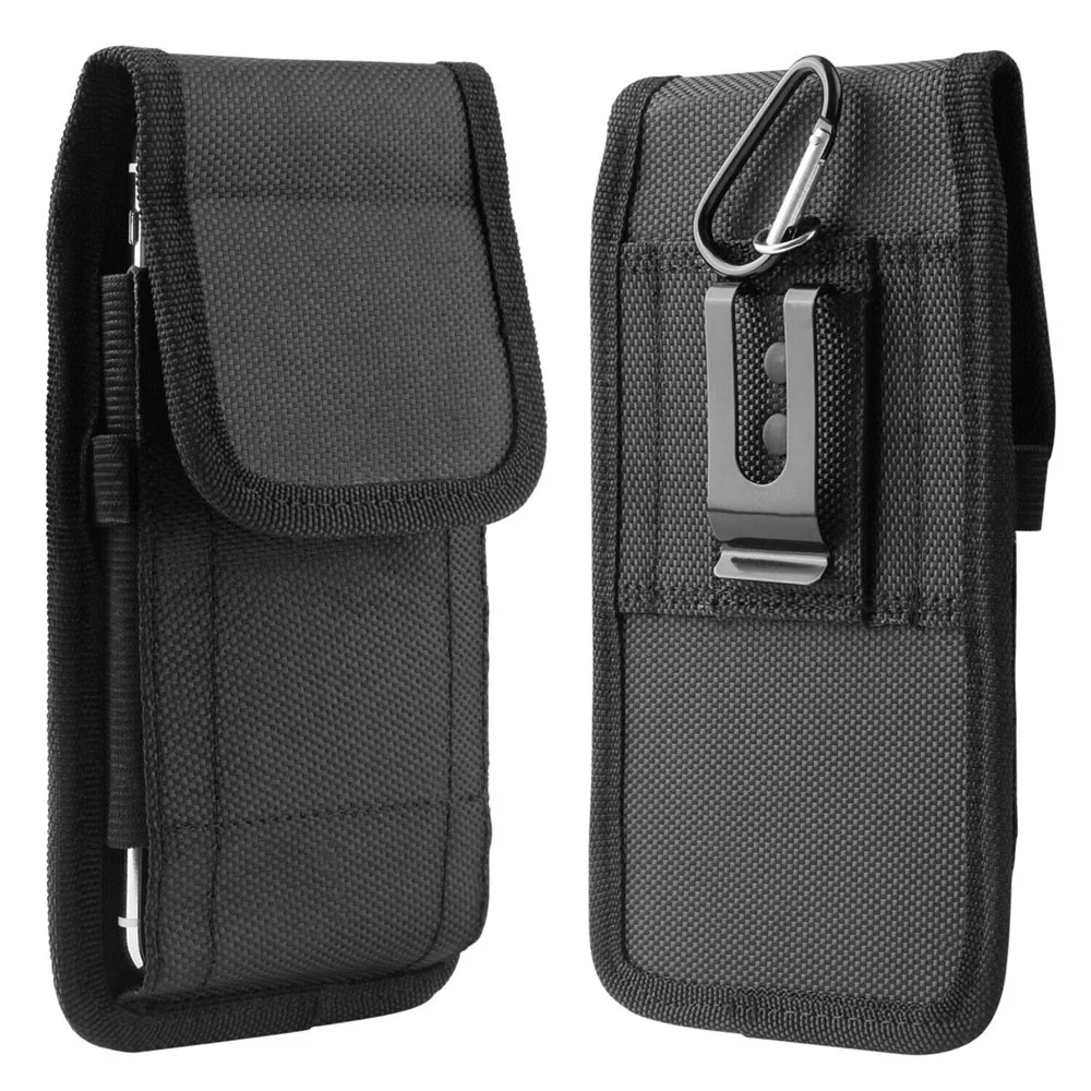 For iPhone 12 11 Pro X Max 6 6s 7 8 Plus Vertical Mobile Phone Bags Case Holster Pouch Wallet With Belt Clip Smartphone Waist Ba